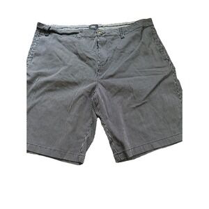 Berkley Jensen Chino Shorts Men's Size 42W Multi Striped Flat Front Coin Pocket